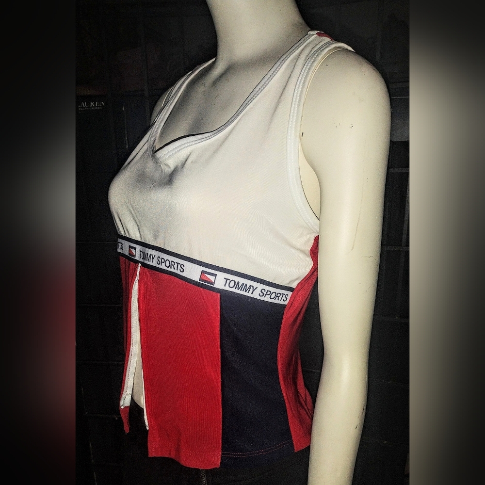 Tommy Hilfiger {Tommy Sport} Split Front Tank Top